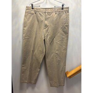 Dockers  Khaki Chino Pants 38x31 Slim Fit Flat Front Cotton Blend Classic Style